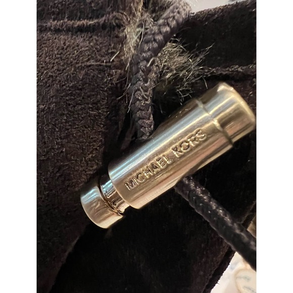 Michael Kors Brown Suede Fur Lined Heeled Boots - Picture 6 of 10